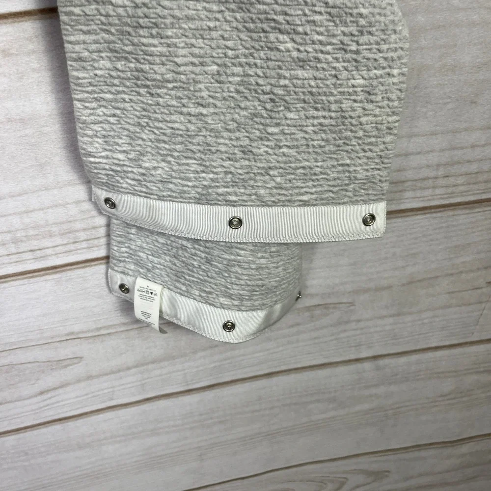 Lululemon Vinyasa Scarf Gray Space Dye Waffle Texture Snap Wrap 62